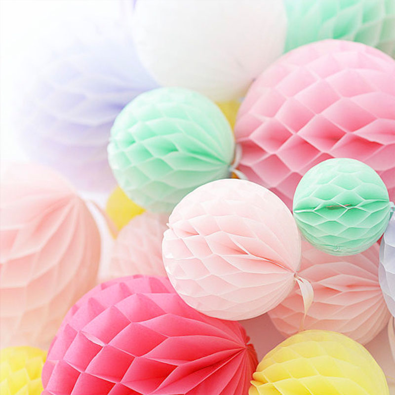 Бумажное украшение шар