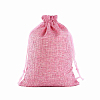 Мешочек из мешковины 15х20 см розовый