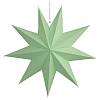 Звезда 45 см девятиконечная, салатовый