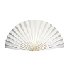 Веер-гармошка 160г/м 40 см, слоновая кость