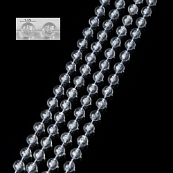 Прозрачные бусины 1кг х 44м №7, "Шар"