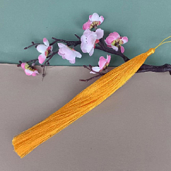 Кисточка из ниток 30 см, ярко-желтый