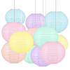 Набор подвесные фонарики 12 шт, ассорти