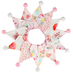 Гирлянда тканевая с помпончиками № 29 (3,2 м)